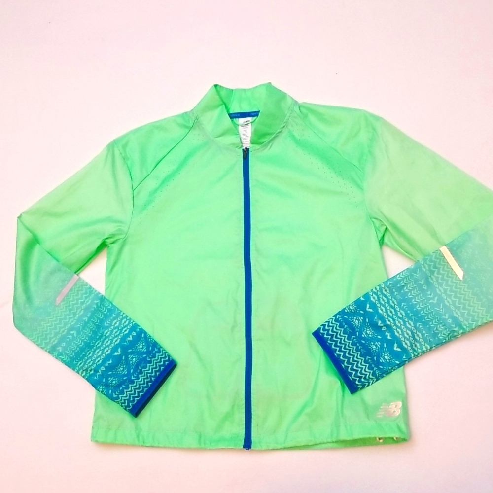 *New Balance Neon Green Ultralight Jacket - Size Small